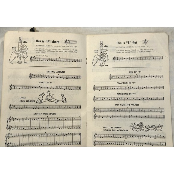 Music Time Flutophone  Instrument 1967 Sheet Music - Picture 10 of 11